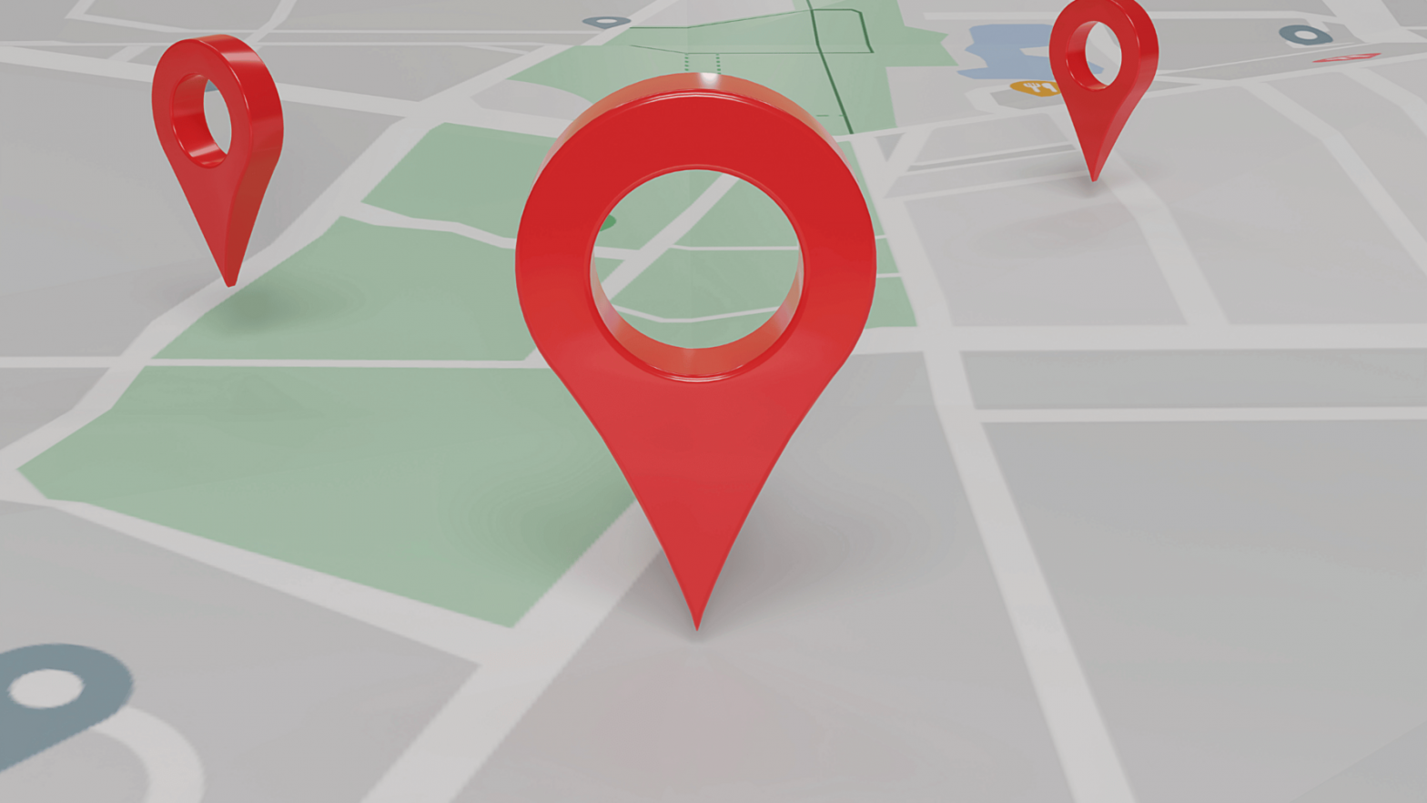 Close-up view of a pin marker placed on a map, representing the reasons why your home address and business should be kept separate to ensure privacy and security.